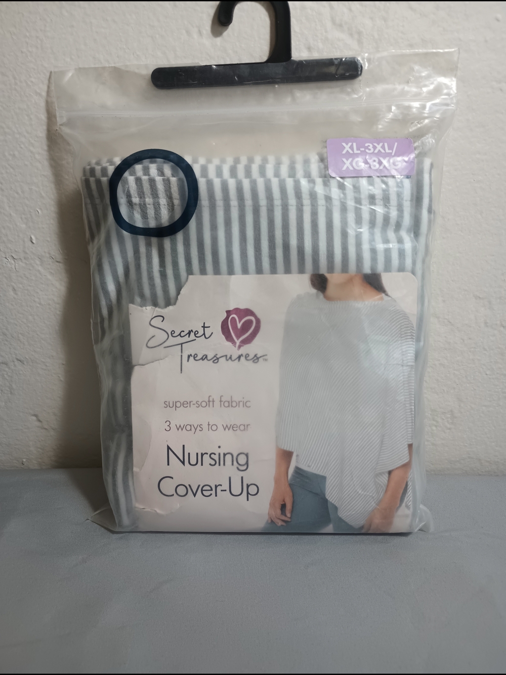 Secret Treasures Striped Nursing Cover-Up